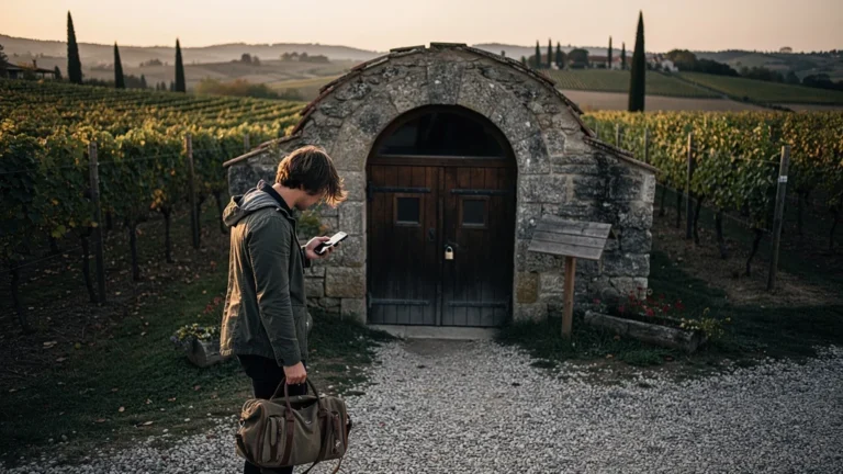 Caves fermées le lundi : visite déçue d’un vignoble au coucher du soleil